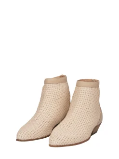 Lemare' Tronchetti con Tomaia IntrecciataSABBIA