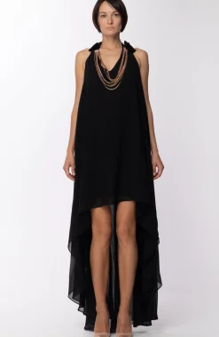 Les Bourdelles Des Garcons Abito Asimmetrico con Collana RimovibileNERO