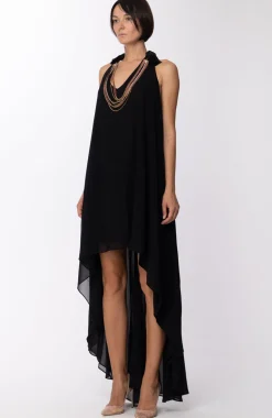 Les Bourdelles Des Garcons Abito Asimmetrico con Collana RimovibileNERO