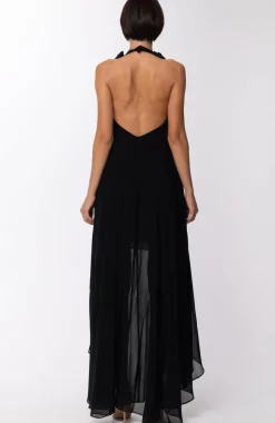 Les Bourdelles Des Garcons Abito Asimmetrico con Collana RimovibileNERO