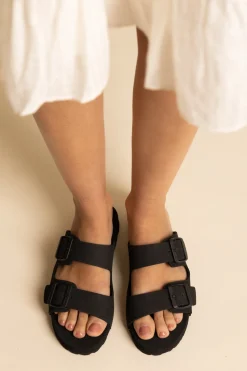 Manebi Sandali con Fibbie Eva Nordic SwimBLACK