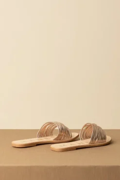 Manebi Sandali Flat Hollywood MetallizzatiPLATINUM-MULTI STRIPES