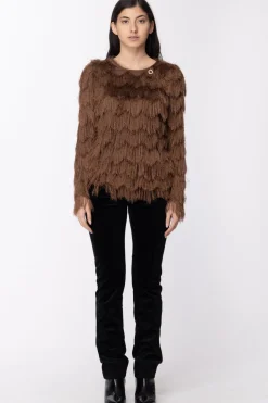 Mangano Mangano: Pantalone Slim In Velluto Gamba Dritta Vita RegularNERO