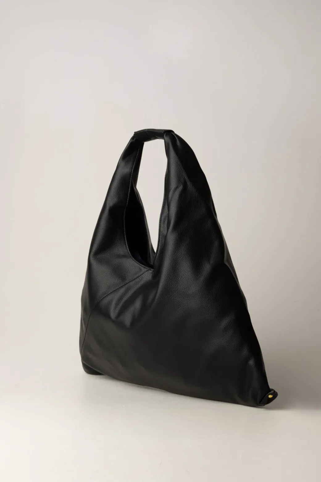 Manila Grace Borsa Sacca Morbida In EcopelleNERO