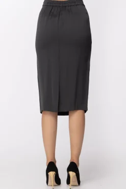 Manila Grace Gonna a Matita con Elastico In VitaPIOMBO