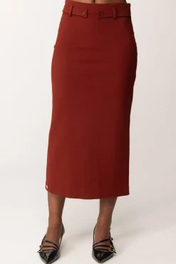 Manila Grace Gonna Midi BustierSIENA BROWN