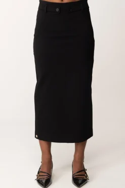 Manila Grace Gonna Midi BustierNERO