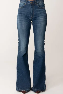 Manila Grace Jeans Basic a ZampaBLUE RINSE