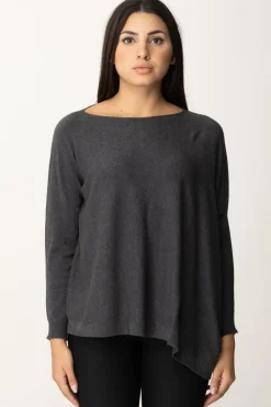 Manila Grace Maglia Poncho AsimmetricaIRON