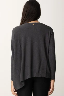 Manila Grace Maglia Poncho AsimmetricaIRON
