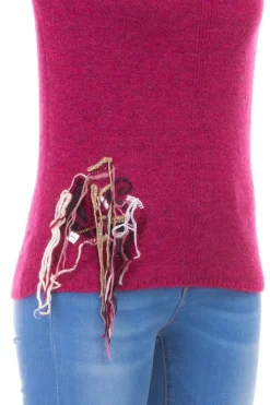 Manila Grace Maglioncino Scollo VMAGENTA