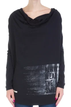 Manila Grace Manila Grace: T Shirtcollo Morbido CNERO