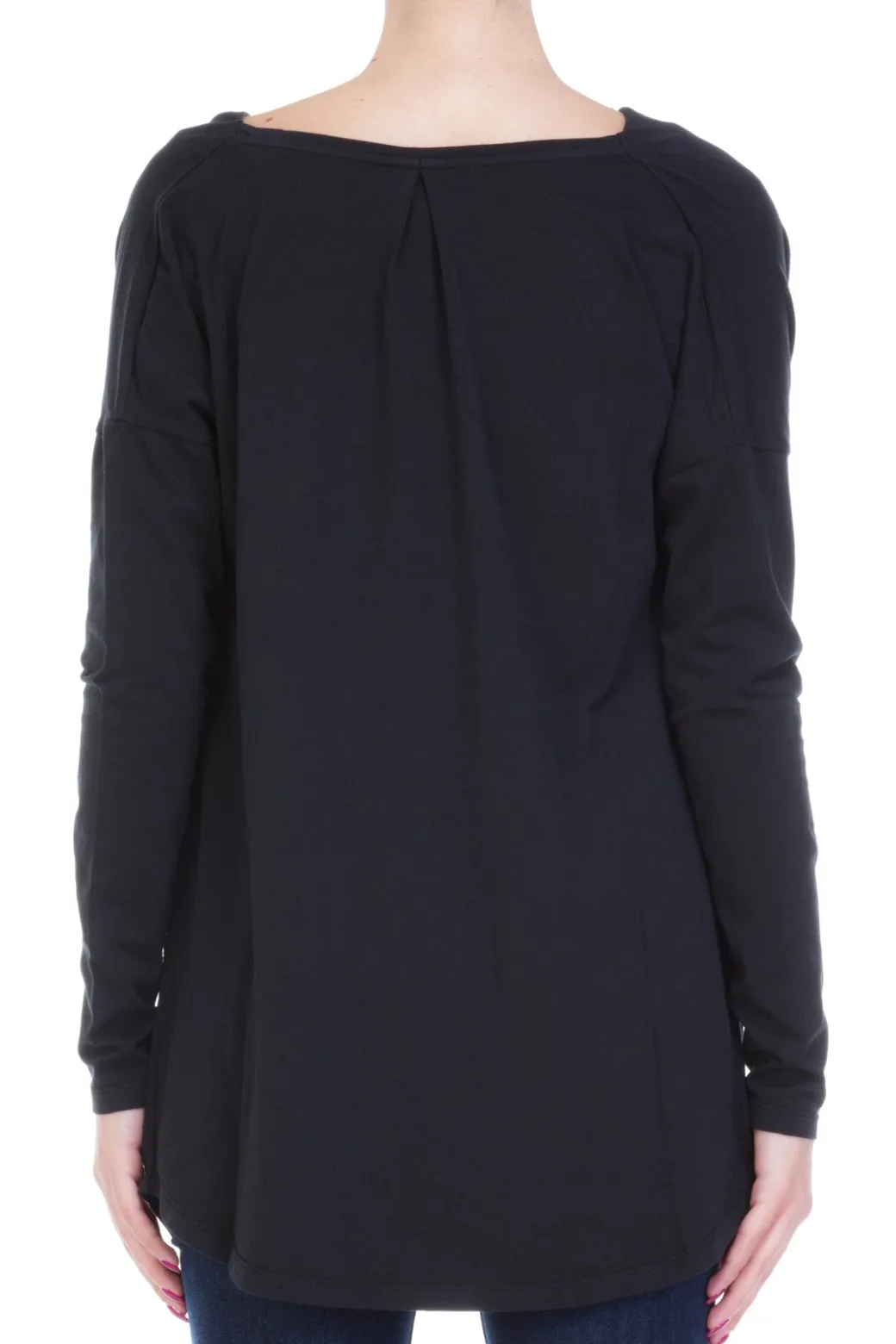 Manila Grace Manila Grace: T Shirtcollo Morbido CNERO