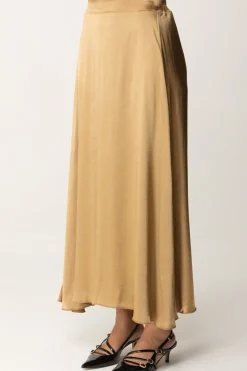 Manila Grace Maxi Gonna In SatinNOCE MOSCATA