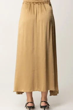 Manila Grace Maxi Gonna In SatinNOCE MOSCATA