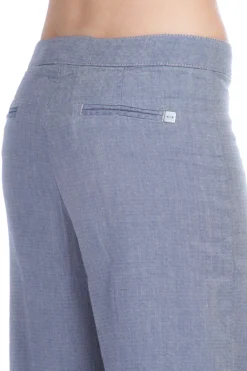 Manila Grace Pantalone Palazzo Vista Bassa con Tesche PosterioriGRIGIO