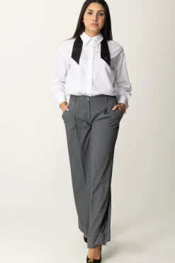 Manila Grace Pantaloni a Gamba LargaICE