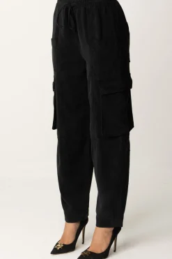 Manila Grace Pantaloni CargoNERO