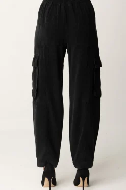 Manila Grace Pantaloni CargoNERO
