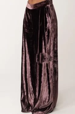 Manila Grace Pantaloni Palazzo In VellutoMALVA