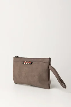 Manila Grace Pochette con Zip e Laccetto Al PolsoT.MORO