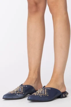 Manila Grace Sabot Mix Borchie e PietreBLU