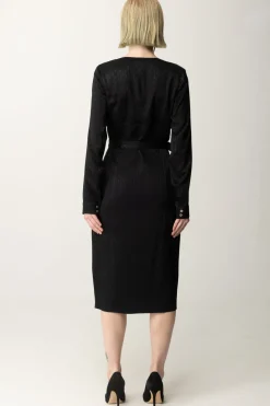 Marciano By Guess Abito Amalia Midi con CinturaJET BLACK A996