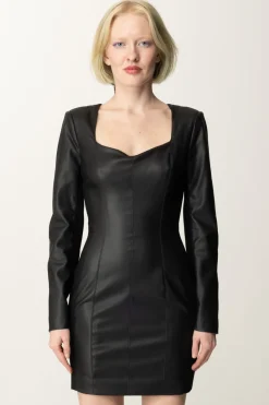 Marciano By Guess Abito Anny In EcopelleJET BLACK A996