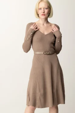 Marciano By Guess Abito In Maglia Luna con CinturaSILK TAUPE
