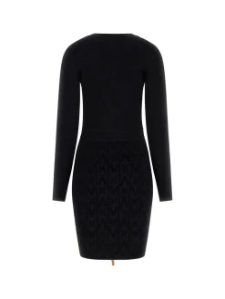 Marciano By Guess Abito In Maglia Herminone con Fantasia LogoJET BLACK A996