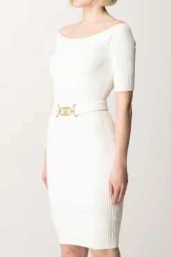 Marciano By Guess Abito In Maglia Off-shoulder con CinturaPALE PEARL