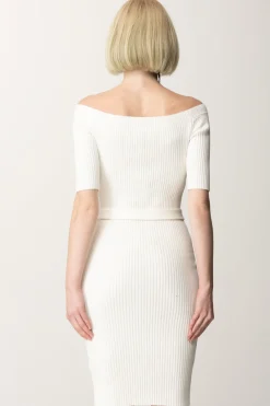 Marciano By Guess Abito In Maglia Off-shoulder con CinturaPALE PEARL