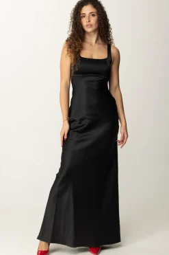 Marciano By Guess Abito Lungo Estella con Scollo Sul RetroJET BLACK A996