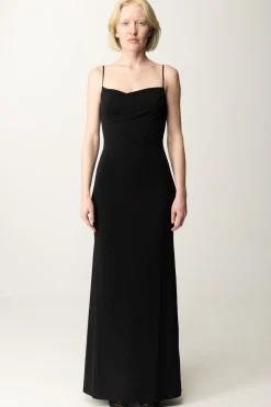 Marciano By Guess Abito Lungo Renee con Scollo Sul RetroJET BLACK A996