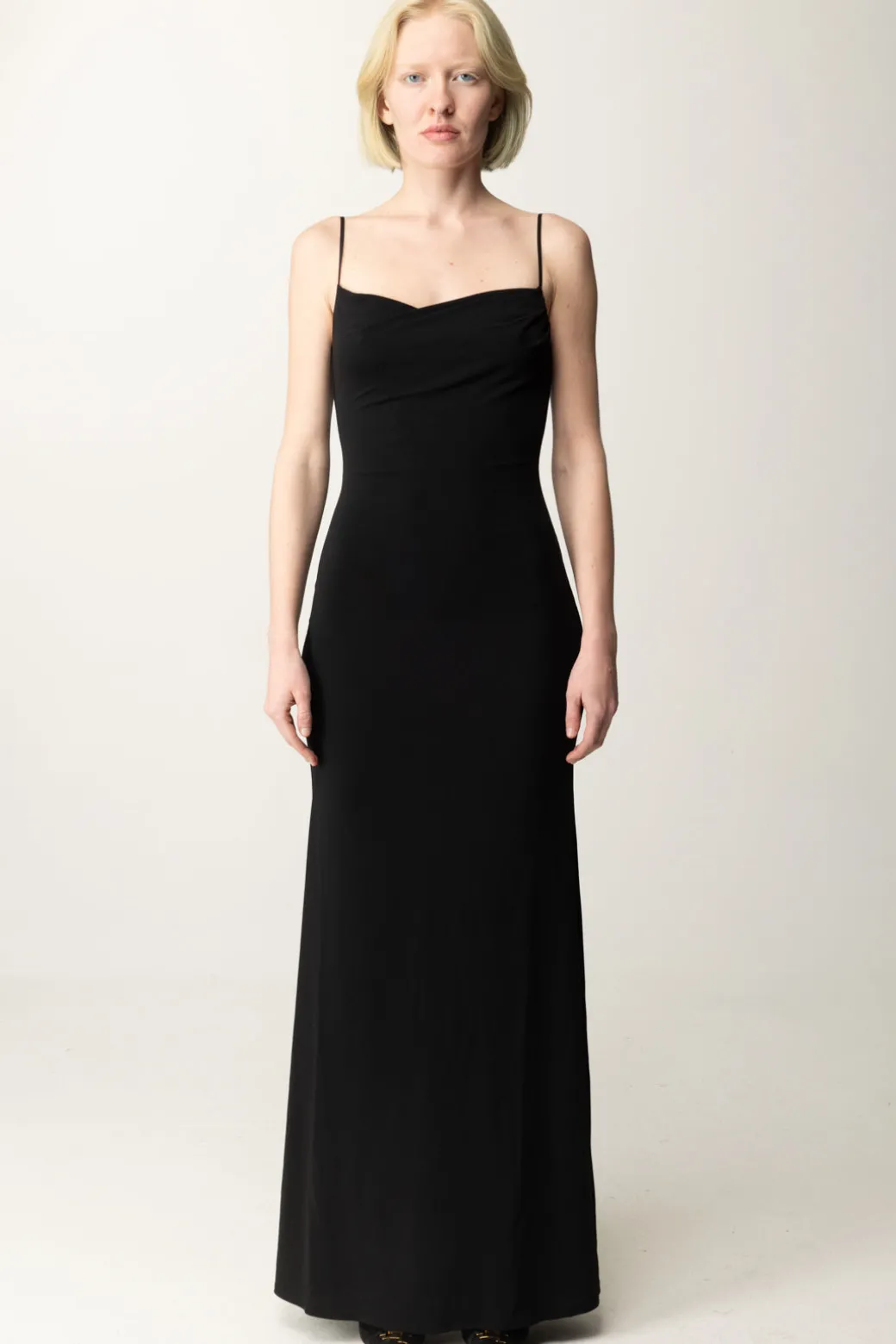 Marciano By Guess Abito Lungo Renee con Scollo Sul RetroJET BLACK A996