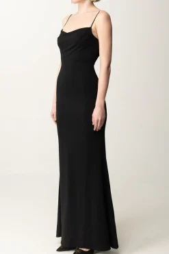 Marciano By Guess Abito Lungo Renee con Scollo Sul RetroJET BLACK A996