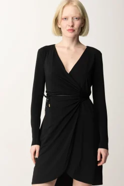 Marciano By Guess Abito Mini con Scollo Wrap AshaJET BLACK A996