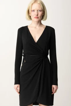 Marciano By Guess Abito Mini con Scollo Wrap AshaJET BLACK A996