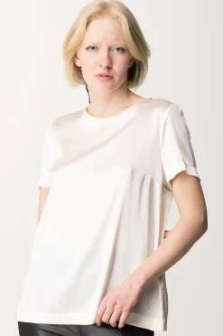 Marciano By Guess Blusa In Seta DeniseEGGSHELL ECRU