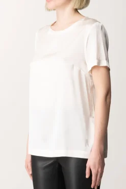 Marciano By Guess Blusa In Seta DeniseEGGSHELL ECRU