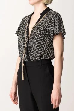 Marciano By Guess Body Stampato Edith con CollanaNEW MONOGRAM BLACK B