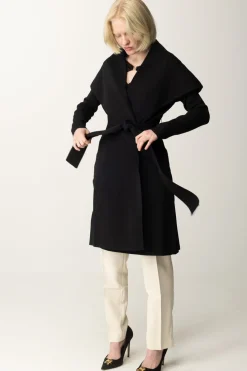 Marciano By Guess Cappotto Carrie con Cintura e Collo OversizeJET BLACK A996