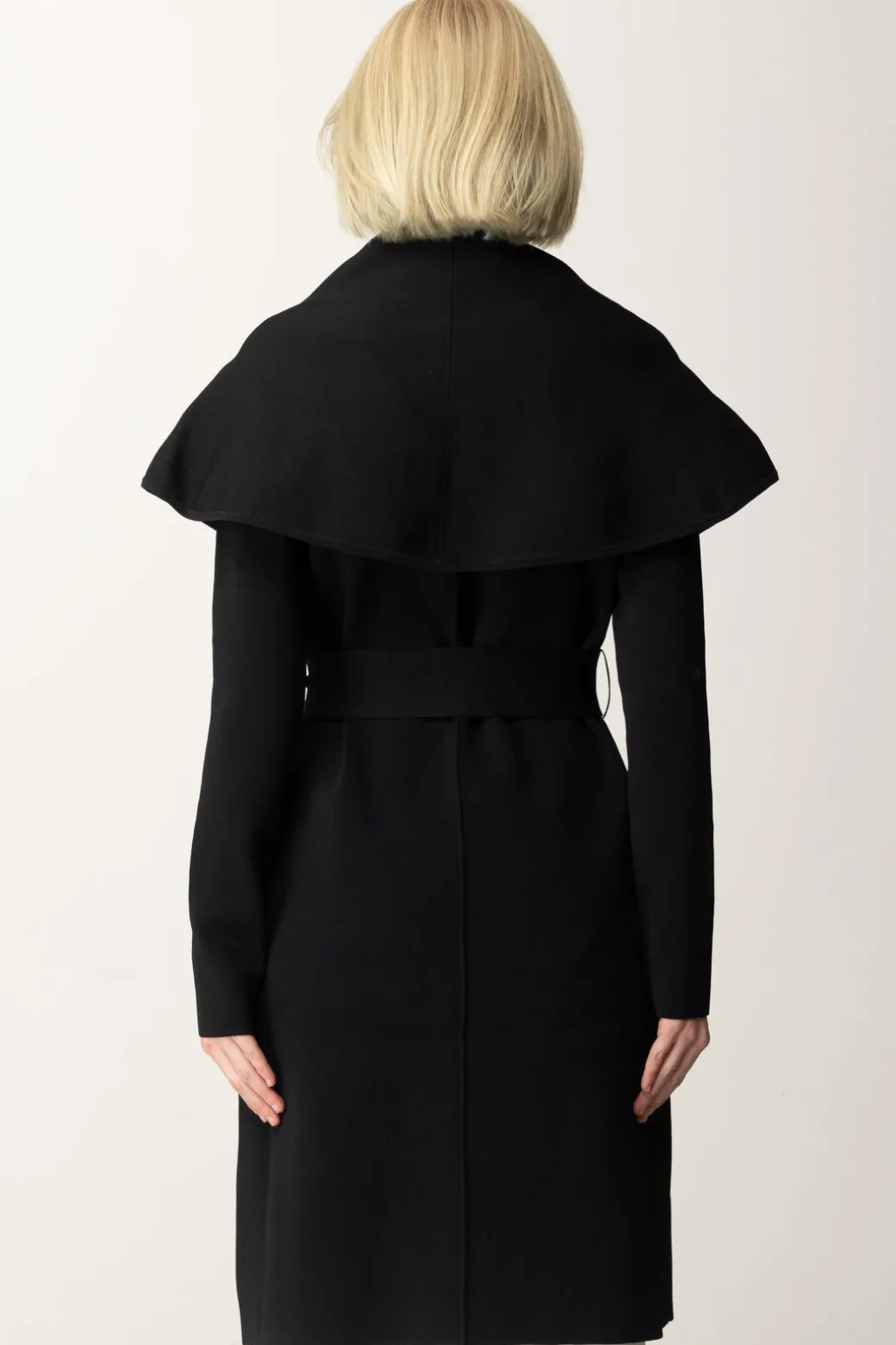 Marciano By Guess Cappotto Carrie con Cintura e Collo OversizeJET BLACK A996