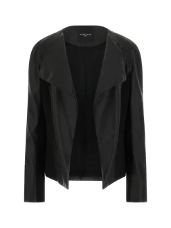 Marciano By Guess Giacca Anny In Ecopelle con InsertiJET BLACK A996