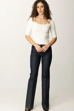 Marciano By Guess Maglia Isa con Cut-outPALE PEARL