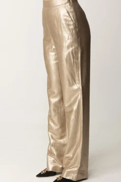 Marciano By Guess Pantaloni Shae In Tessuto MetallizzatoBRONZE