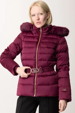 Marciano By Guess Piumino con Cappuccio e Cintura JastinVINTAGE RASPBERRY MU