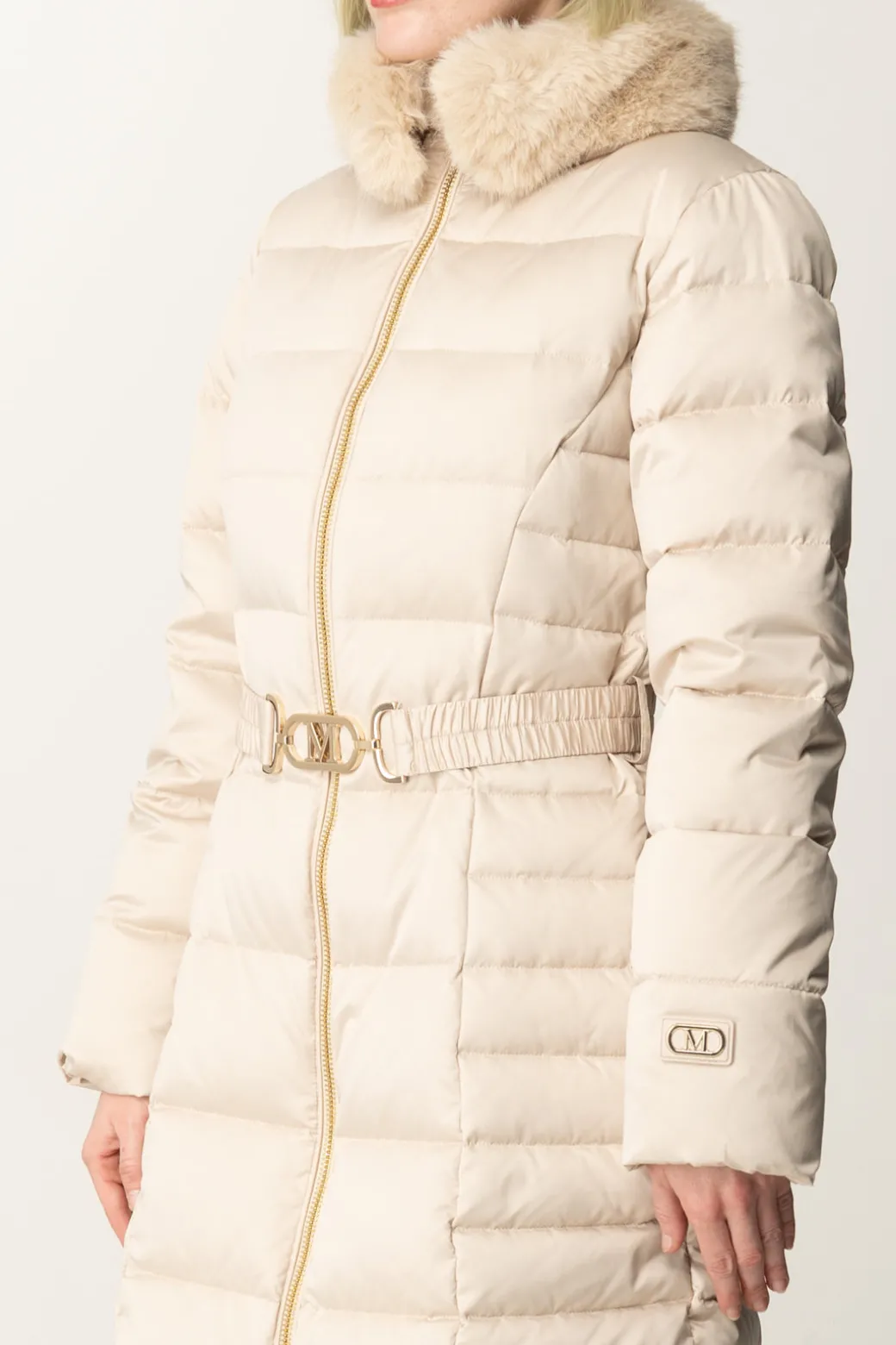 Marciano By Guess Piumino Midi Jastin con CappuccioVANILLA BLUSH MULTI