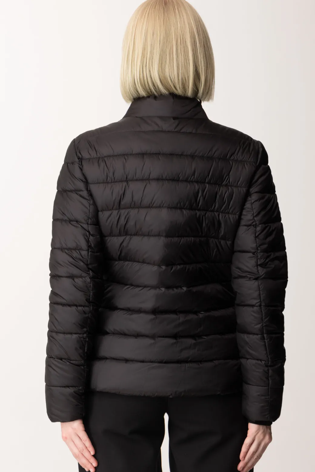 Marciano By Guess Piumino Corto Avery con FoulardJET BLACK A996