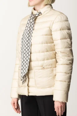 Marciano By Guess Piumino Corto Avery con FoulardEGGSHELL ECRU MULTI